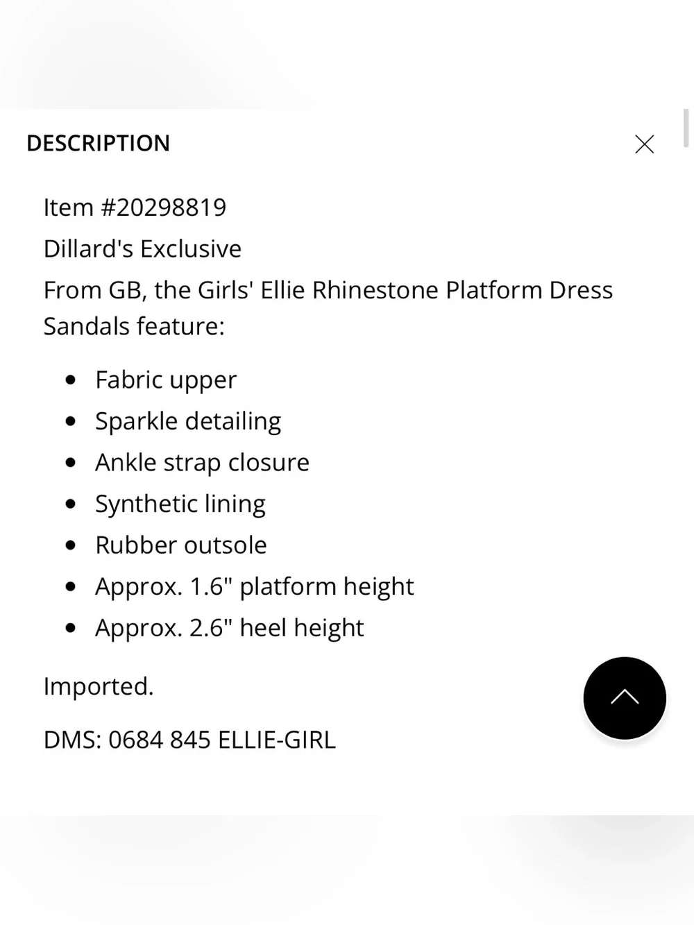 GB Girls Sparkle Silver Platform Dress Sandals